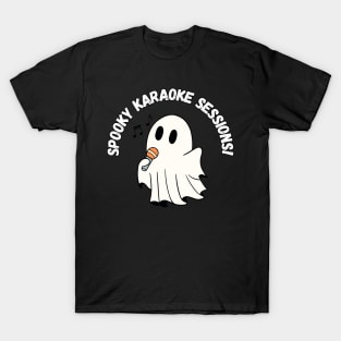 Spooky Karaoke Sessions! Halloween: with a cute little spooky ghost T-Shirt